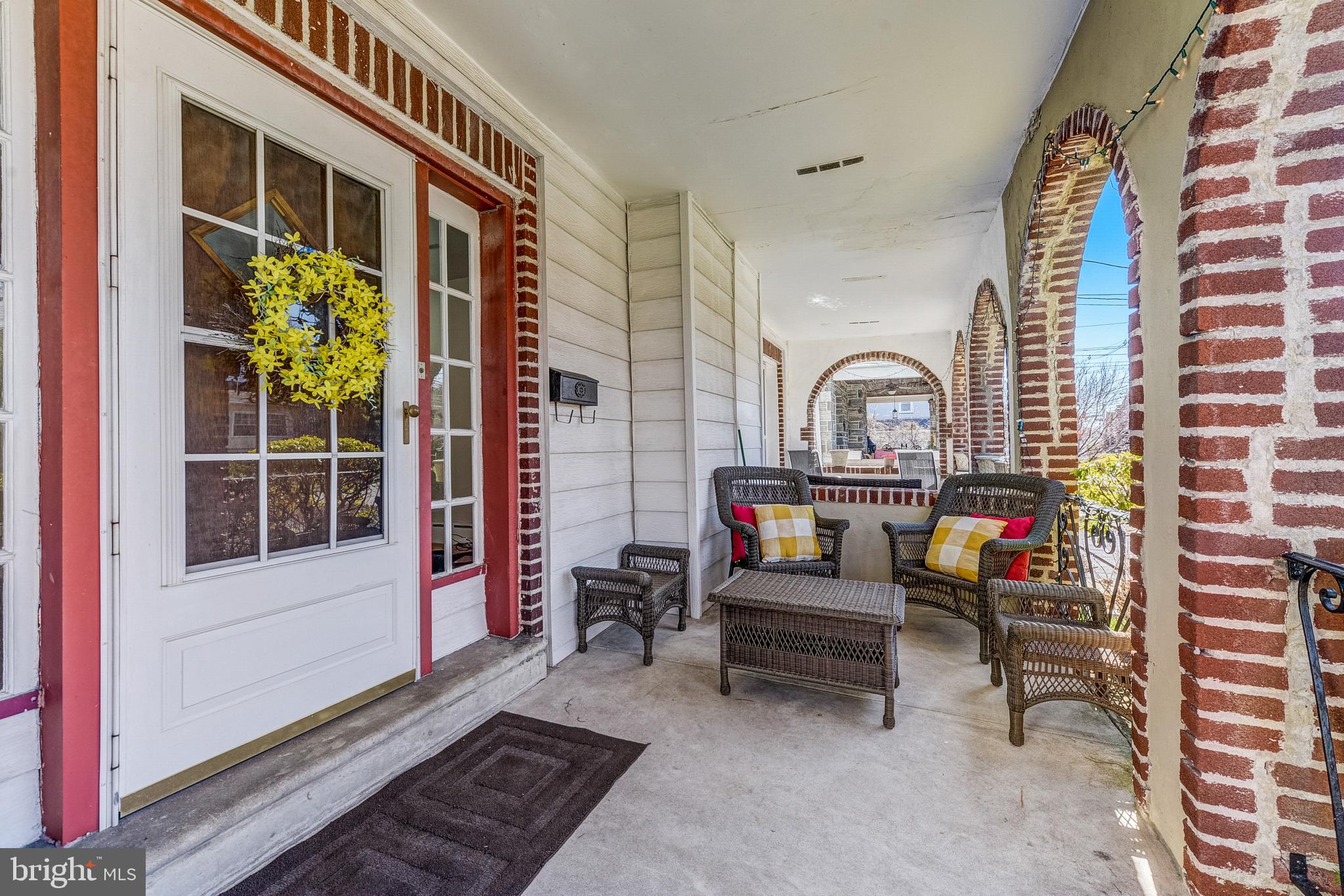 357 East County Line Road Ardmore, PA 19003 - Photo 2 of 27 Quaint covered porch welcomes you....