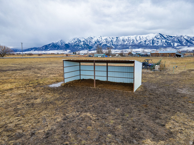3285 West 600 South Logan, UT 84321 - Photo 14 of 16 View of pole building with a mountain view and a rural view