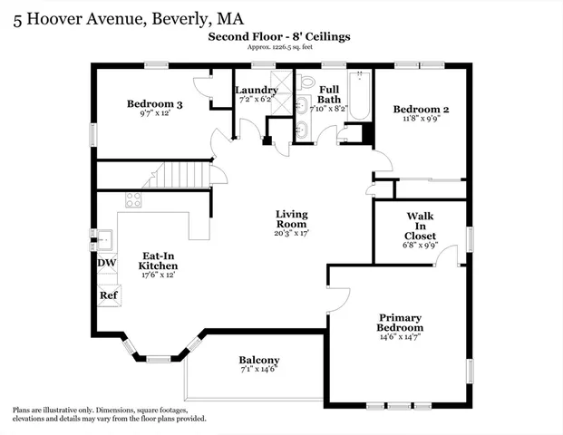 $3,500 | 5 Hoover Avenue, Unit 2, Beverly, MA 01915