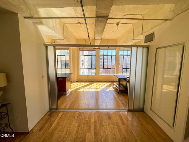 a view of a storage & utility room with washer and dryer