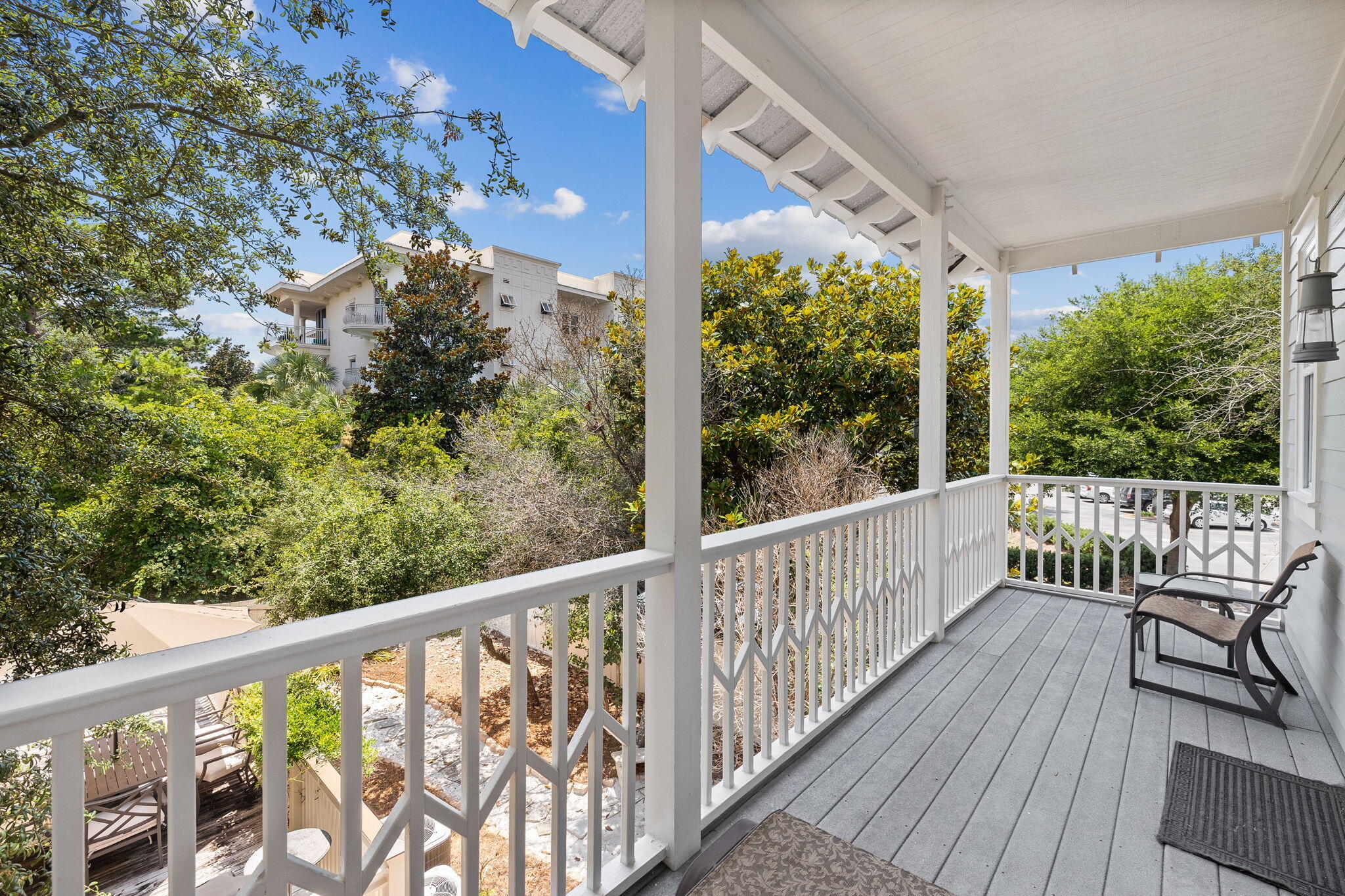 67 West Blue Crab Loop Inlet Beach, FL 32461 - Photo 28 of 78 a view of a two chairs in the balcony
