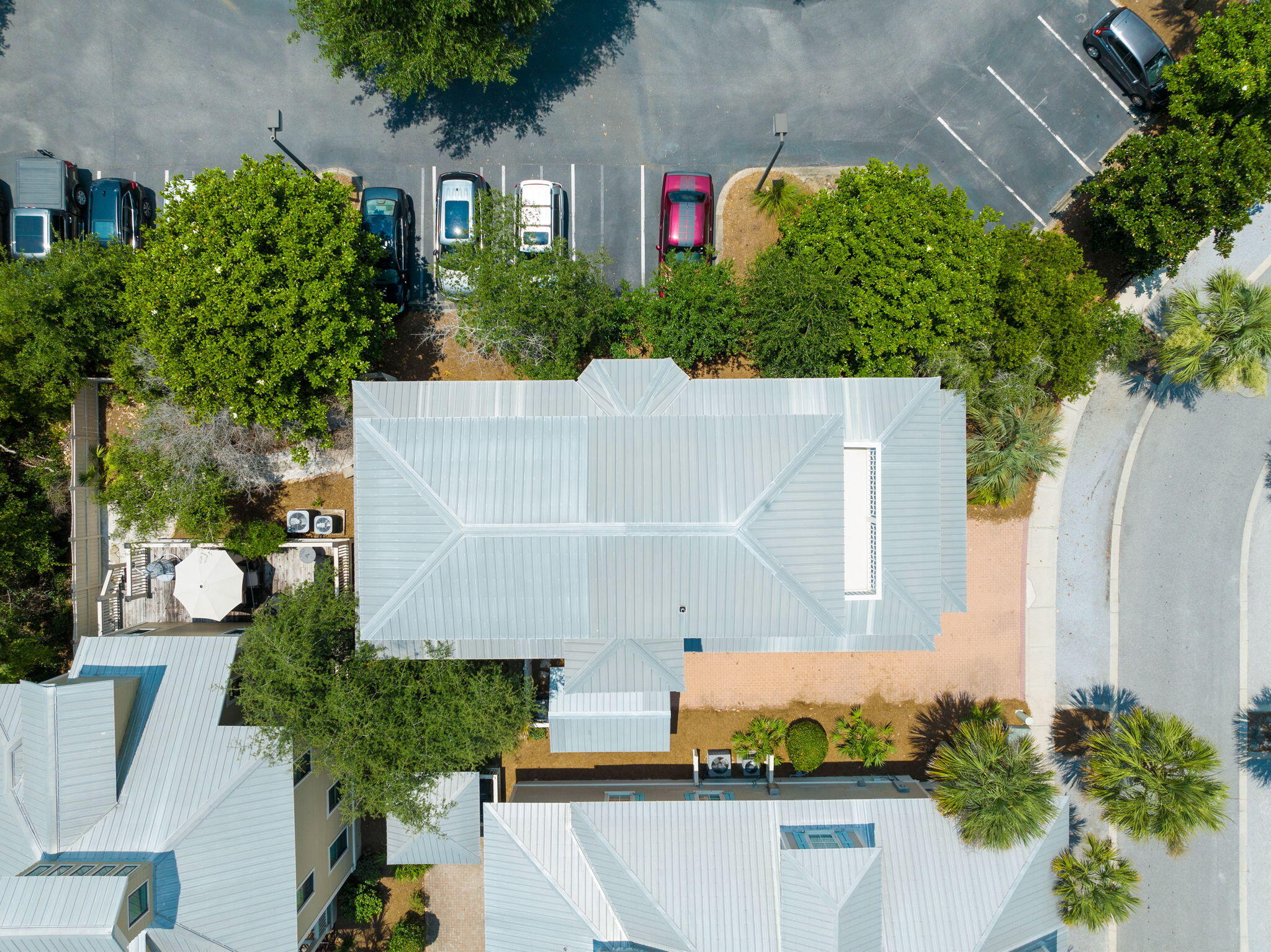 67 West Blue Crab Loop Inlet Beach, FL 32461 - Photo 60 of 78 an aerial view of a house with a yard and garden