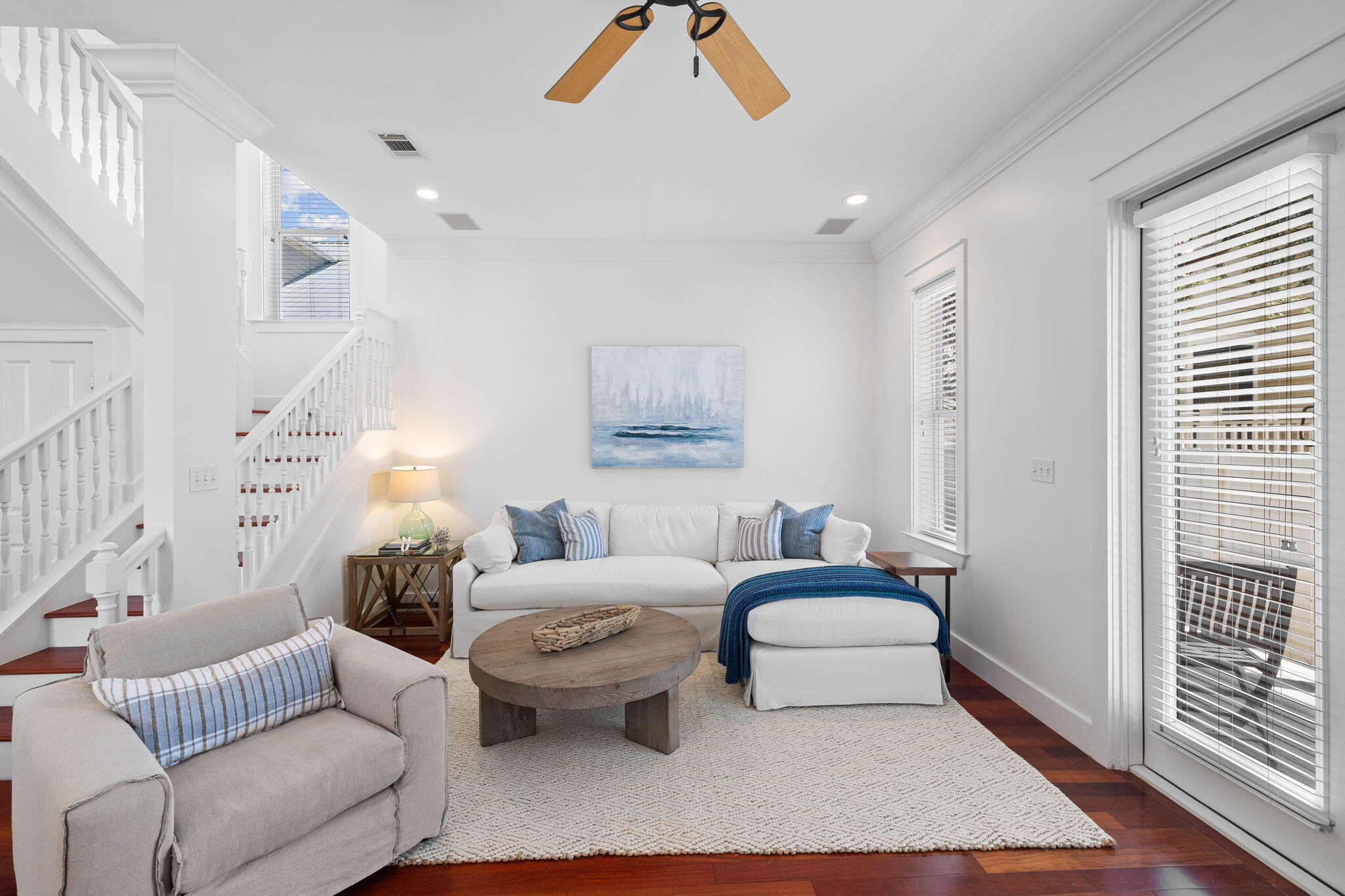 67 West Blue Crab Loop Inlet Beach, FL 32461 - Photo 8 of 78 a living room with furniture and wooden floor