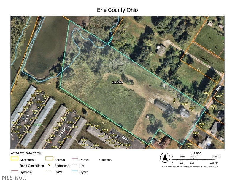 2227 Pipe Street Sandusky, OH 44870 - Photo 2 of 11 Parcel Map