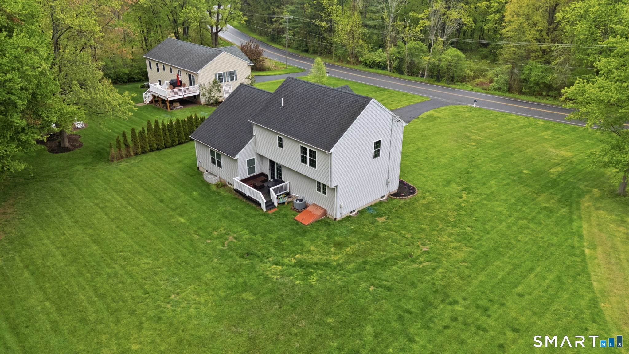 160 Canal Road Suffield, CT 06078 - Photo 37 of 40 an aerial view of a house