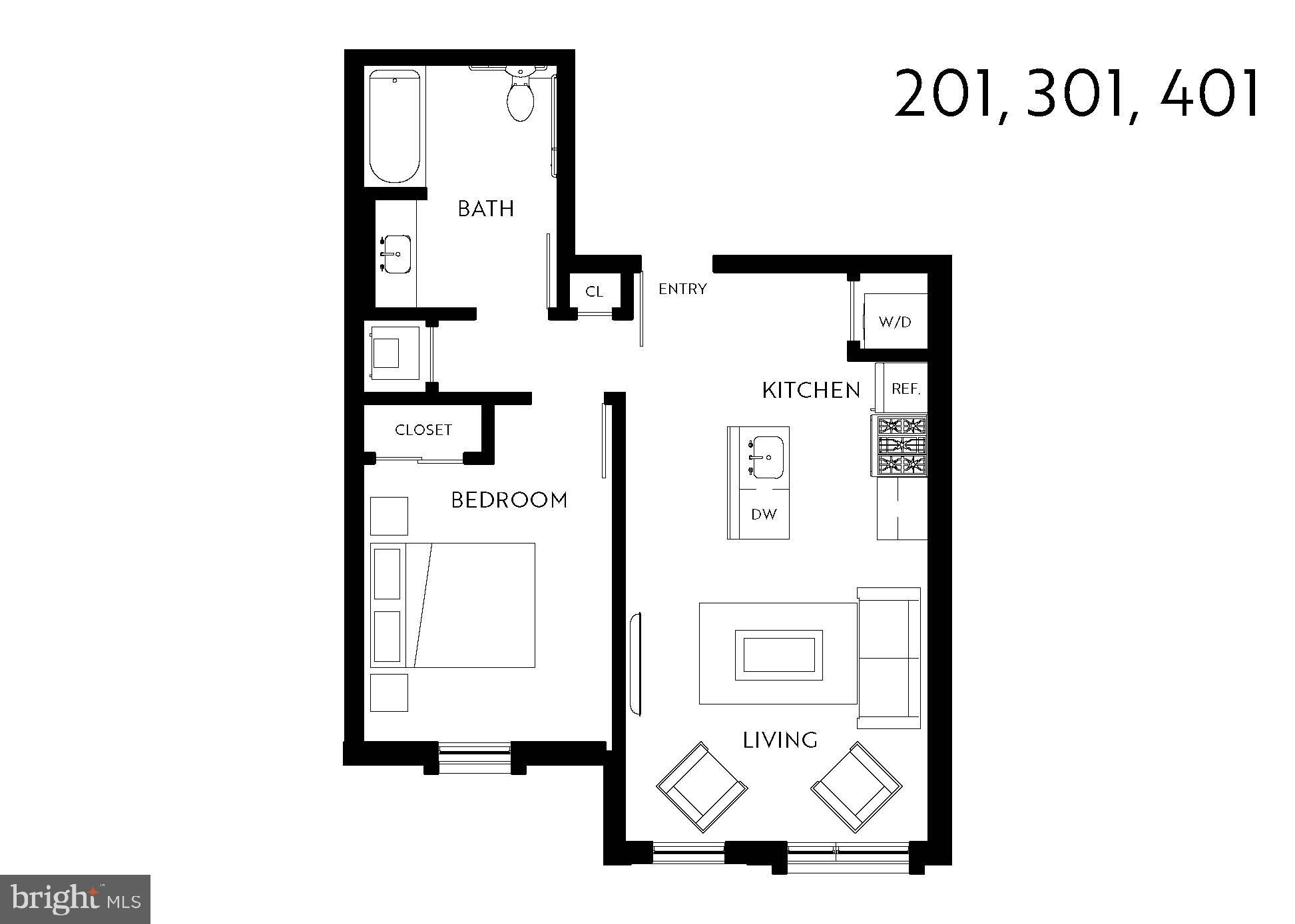 1358 Florida Avenue Northeast, Unit 401 Washington, DC 20002 - Photo 12 of 12 a picture of a bench in front of door