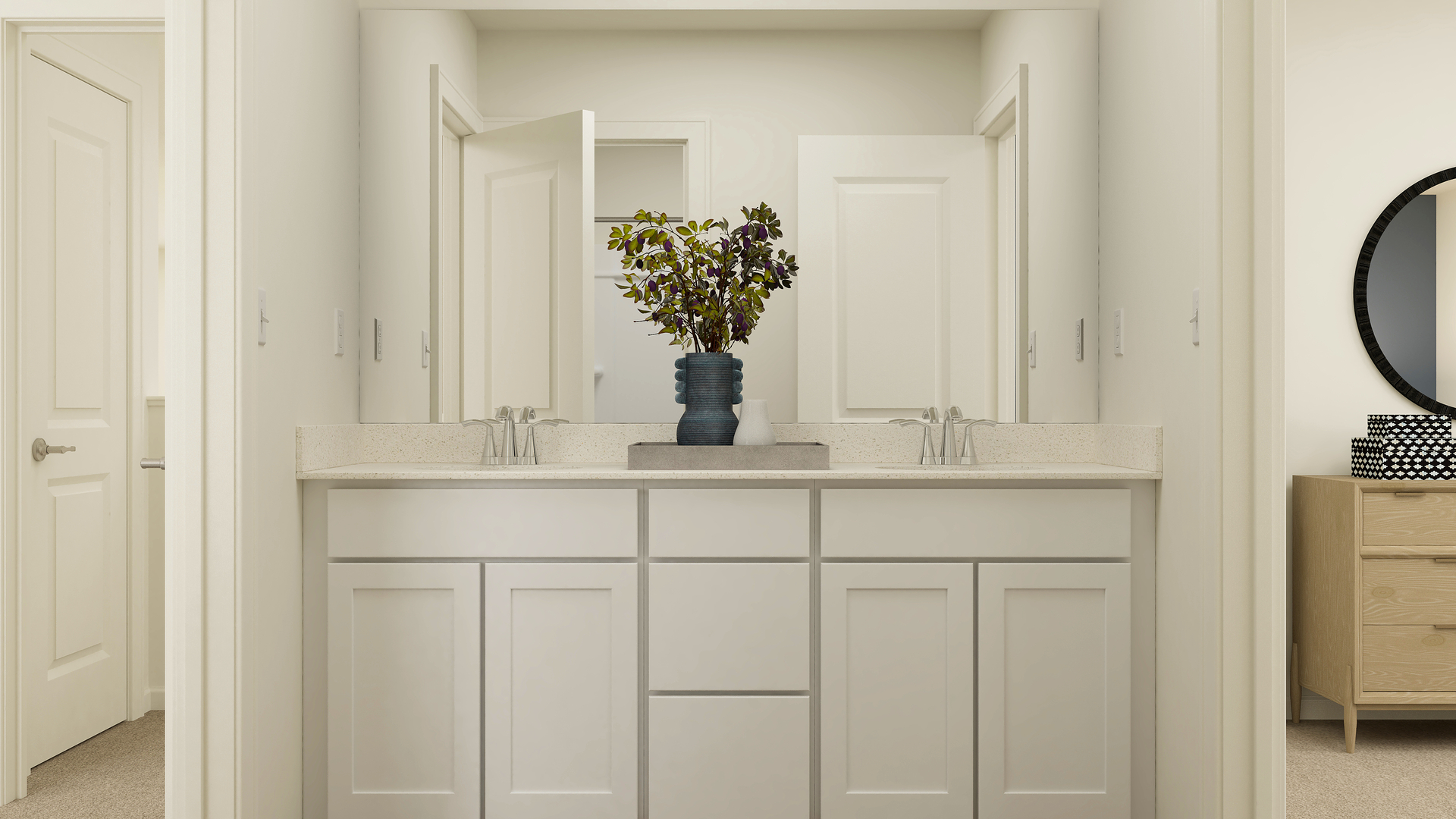 1851 Diamond Drive Elgin, IL 60124 - Photo 27 of 32 a bathroom with a sink and a mirror