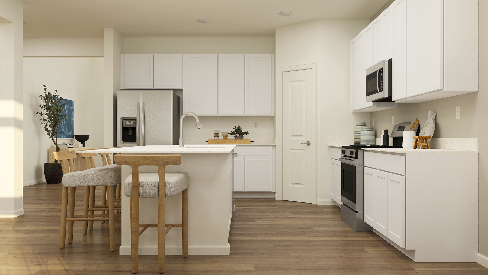 1851 Diamond Drive Elgin, IL 60124 - Photo 6 of 32 a kitchen with white cabinets and stainless steel appliances