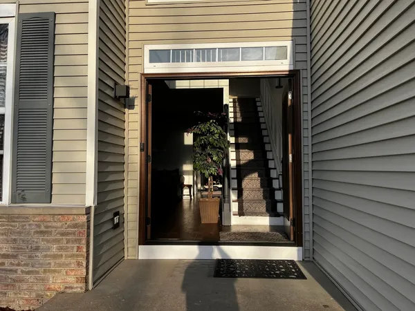 a view of a entryway front of house
