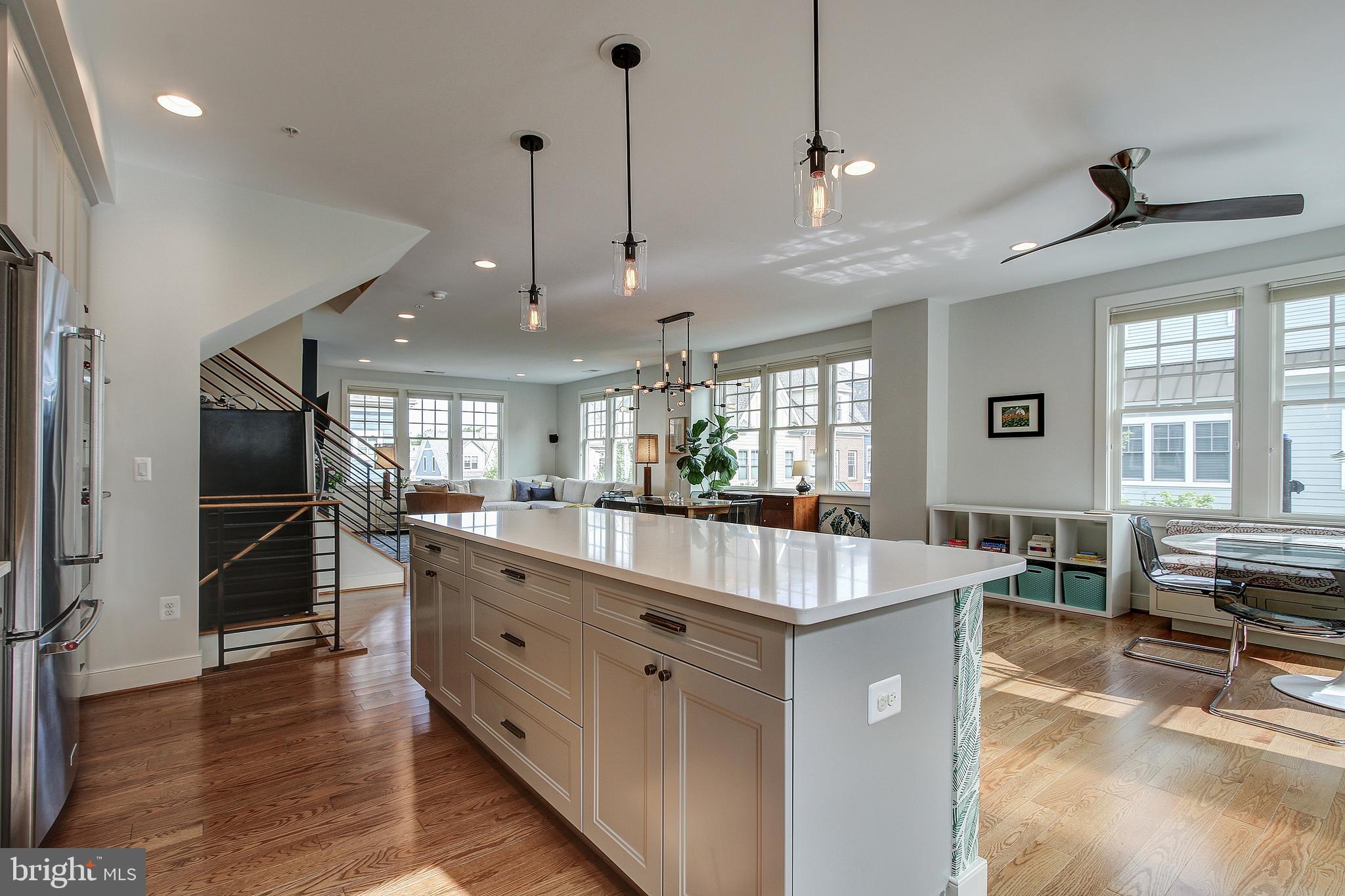 44 Ellsworth Heights Street Silver Spring, MD 20910 - Photo 19 of 42 Kitchen open to great room