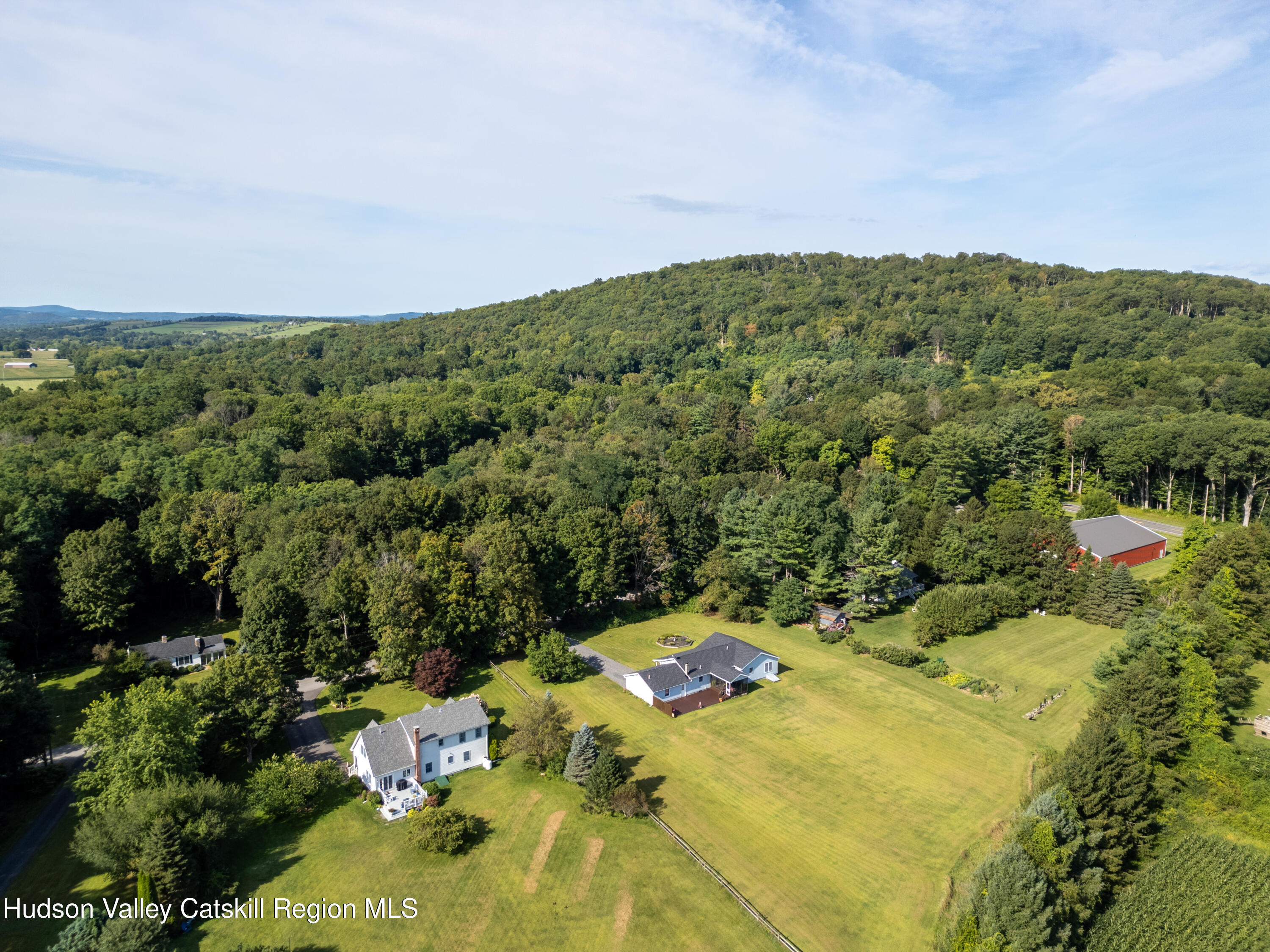 23 Maple Lane Copake Falls, NY 12517 - Photo 39 of 40 an aerial view of a house with a yard