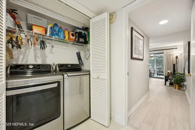 a bedroom with a bed and a walk in closet