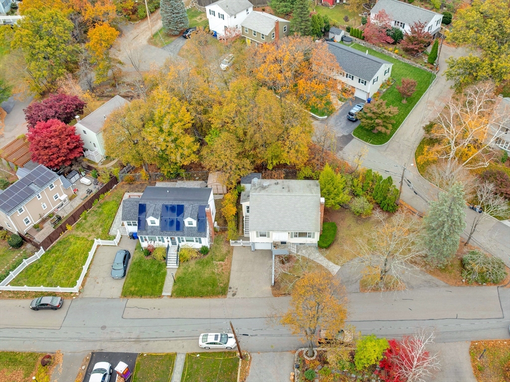 19 Wilbur Avenue Arlington, MA 02476 - Photo 30 of 32 an aerial view of residential houses with yard