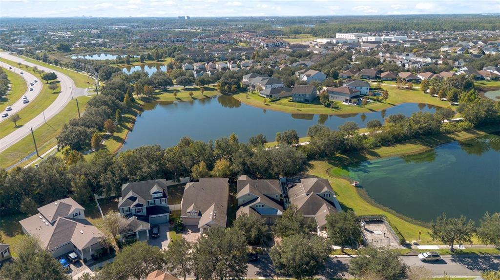 6799 Helmsley Circle Windermere, FL 34786 - Photo 49 of 61 an aerial view of a city with lake view