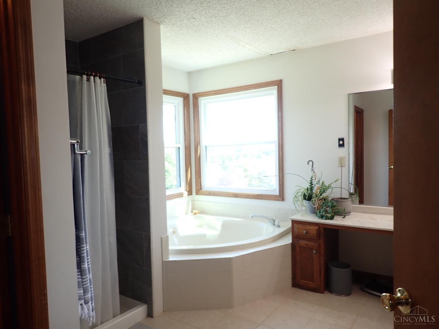 7850 Morris Road Hamilton, OH 45011 - Photo 21 of 52 Separate tub, updated shower, commode closet and double sink vanity.