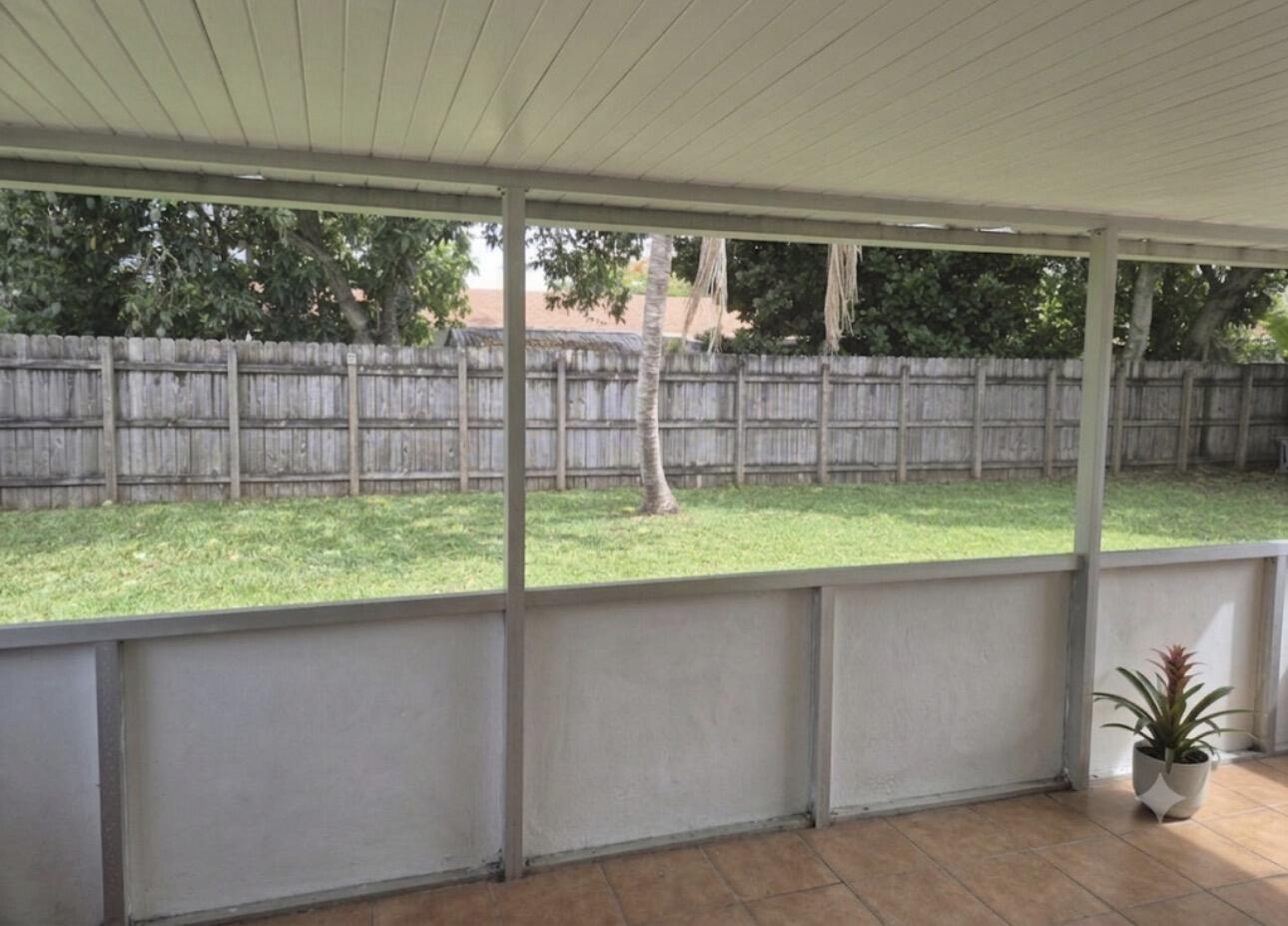 6301 Southwest 7th Street Margate, FL 33068 - Photo 15 of 17 Enclosed patio