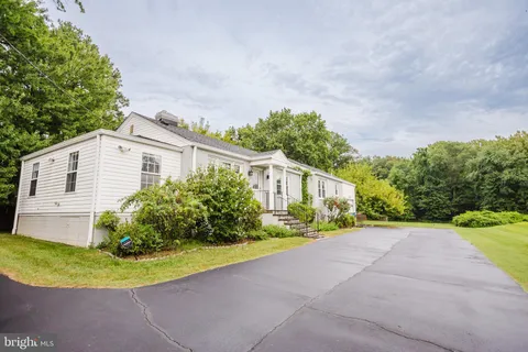 a view of a yard with a trees