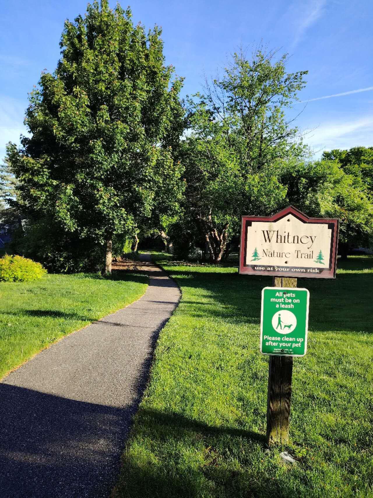 210 Whitney Drive Rochester Hills, MI 48307 - Photo 39 of 45 Walking Trail Sign