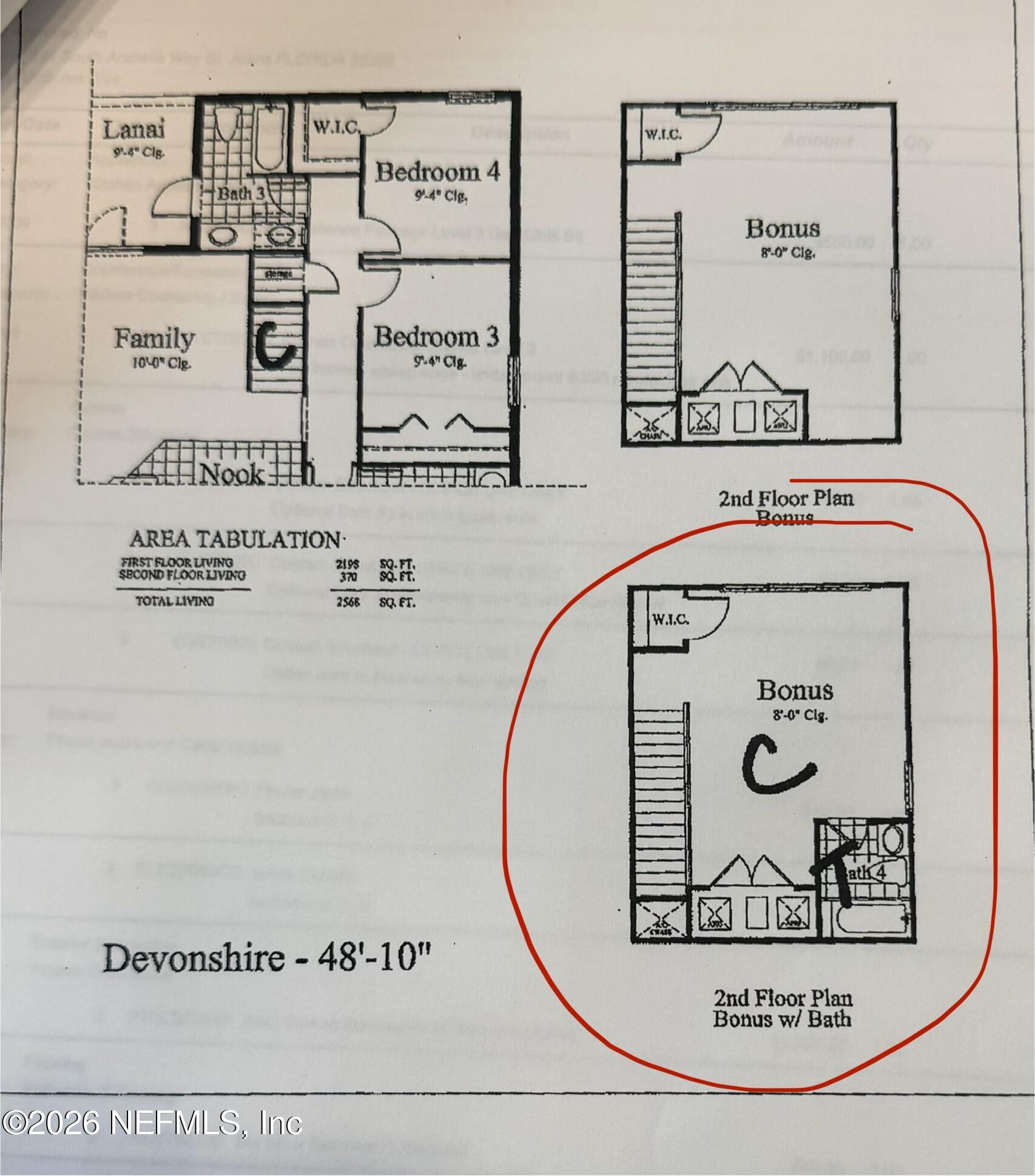 191 South Arabella Way St. Johns, FL 32259 - Photo 57 of 57 Floor Plan