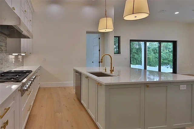 a view of a room with a closet in it