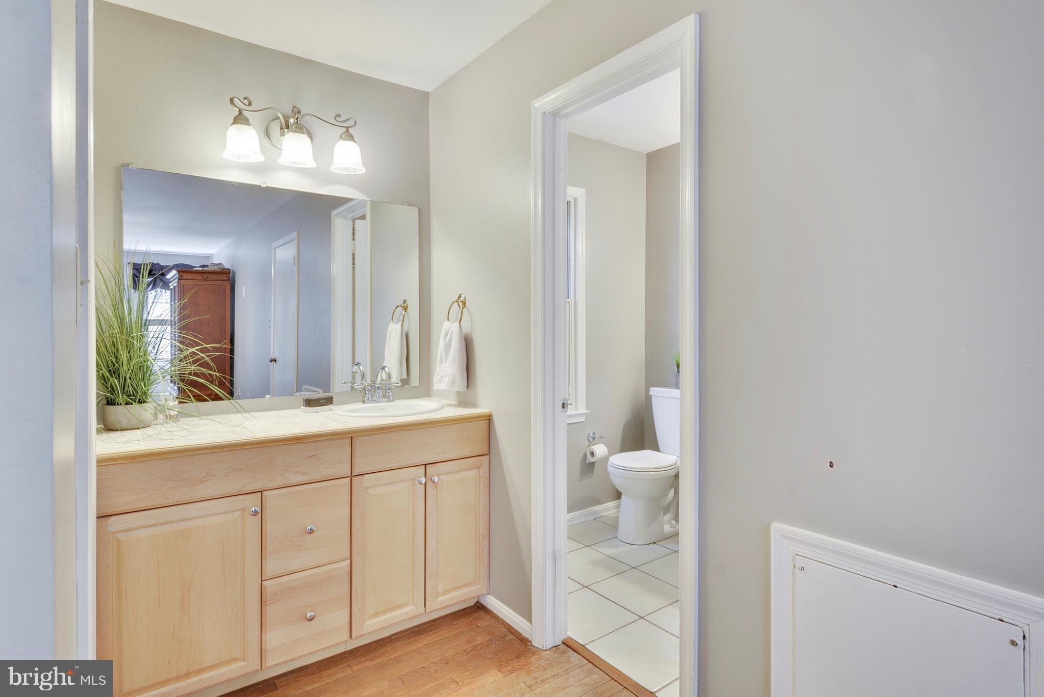 8303 Magic Leaf Road Springfield, VA 22153 - Photo 13 of 30 Master Vanity with Updated Cabinets