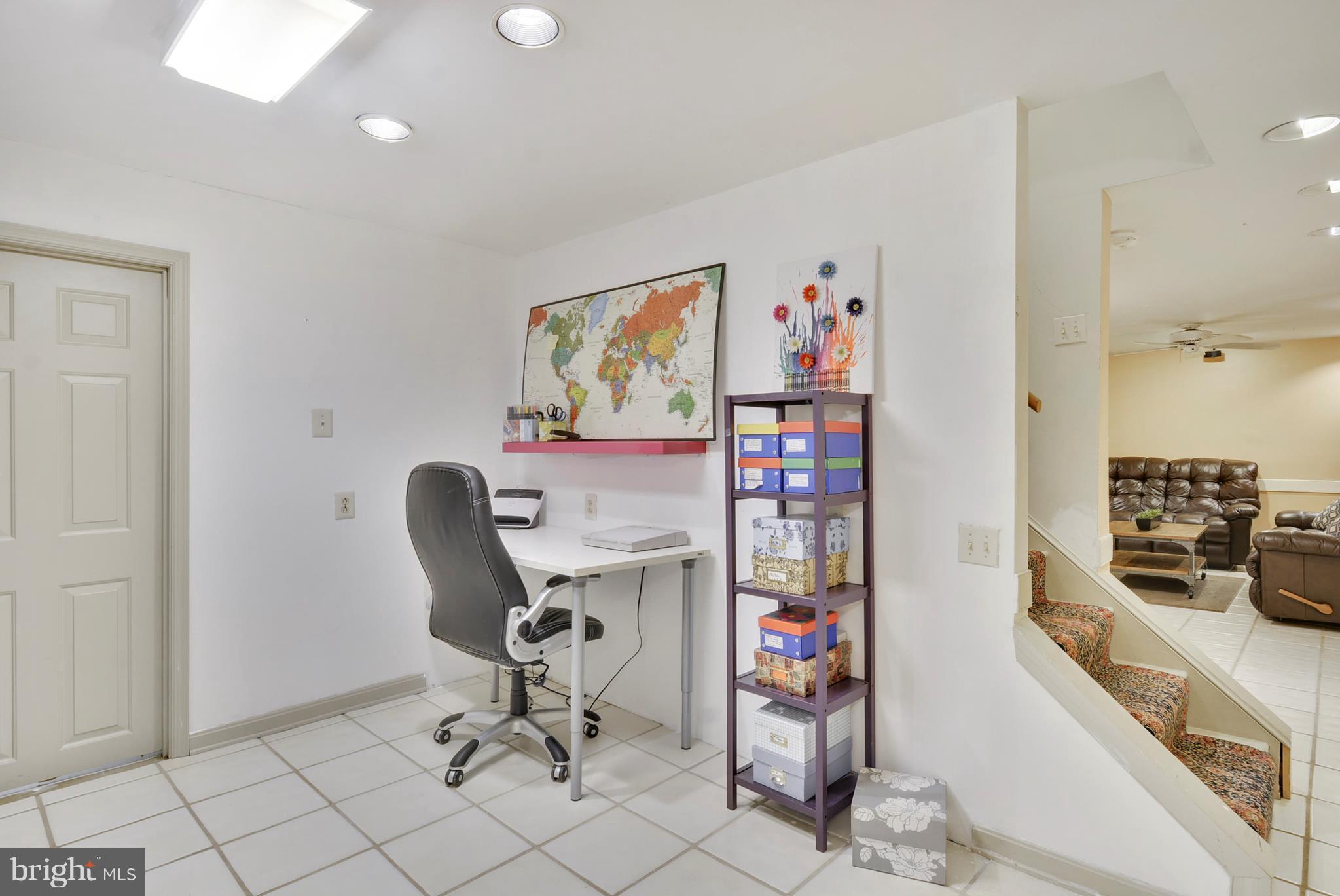 8303 Magic Leaf Road Springfield, VA 22153 - Photo 21 of 30 Great Lower Level Crafting or Homework Space