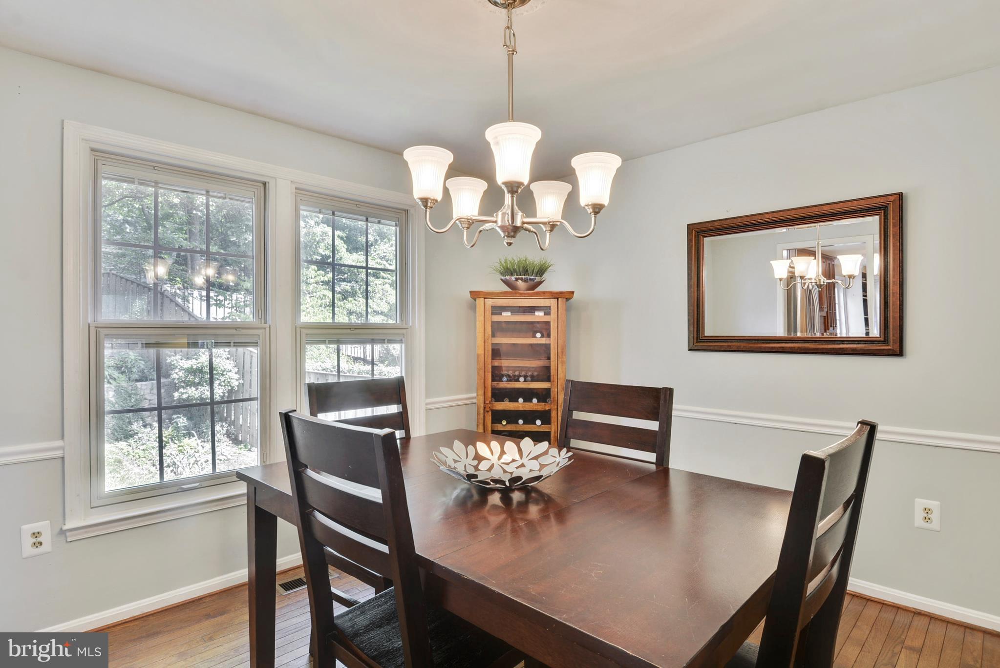 8303 Magic Leaf Road Springfield, VA 22153 - Photo 5 of 30 Formal Dining Room is light and airy!
