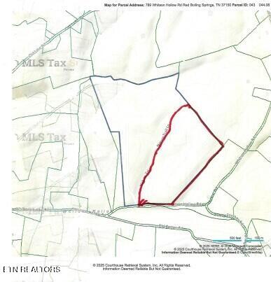 28.30-ac Whitson Hollow Road Red Boiling Springs, TN 37150 - Photo 50 of 50 TOPO MAP