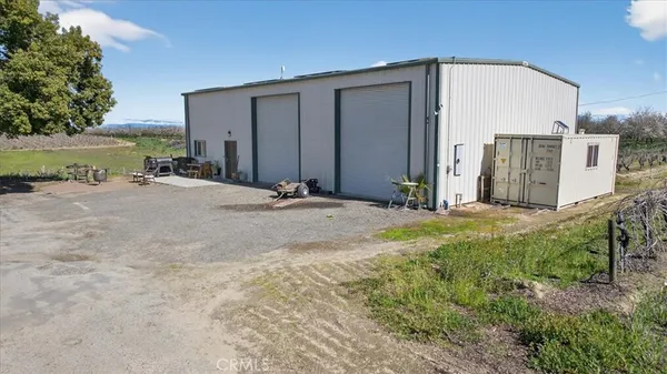 a storage room with washer and dryer