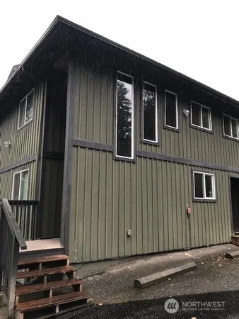 a view of a house with a door