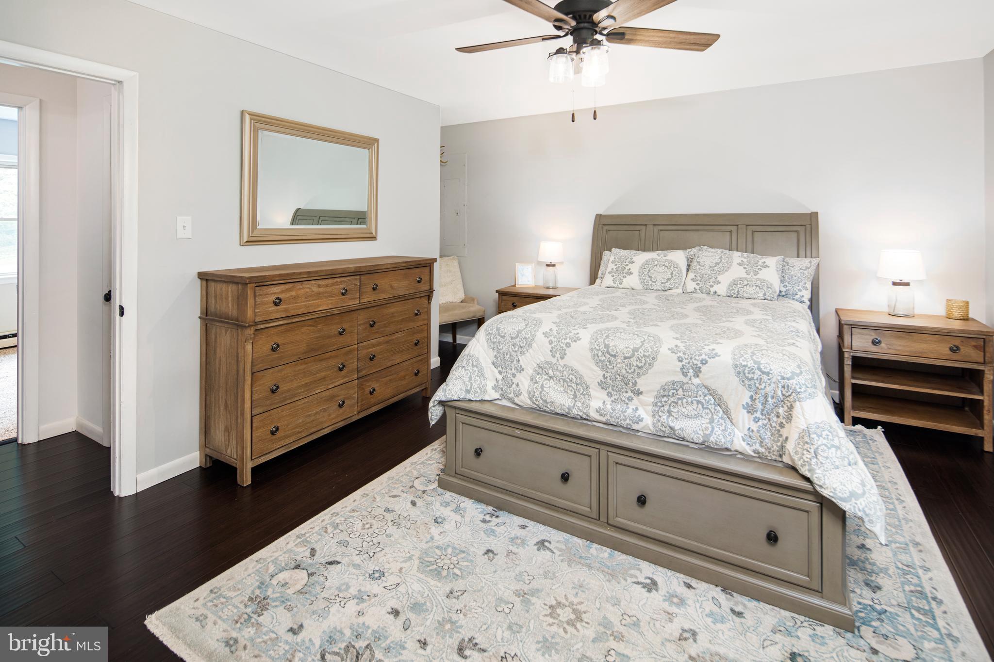 15403 Falling Waters Road Williamsport, MD 21795 - Photo 12 of 23 Master features ceiling fan and wood floors