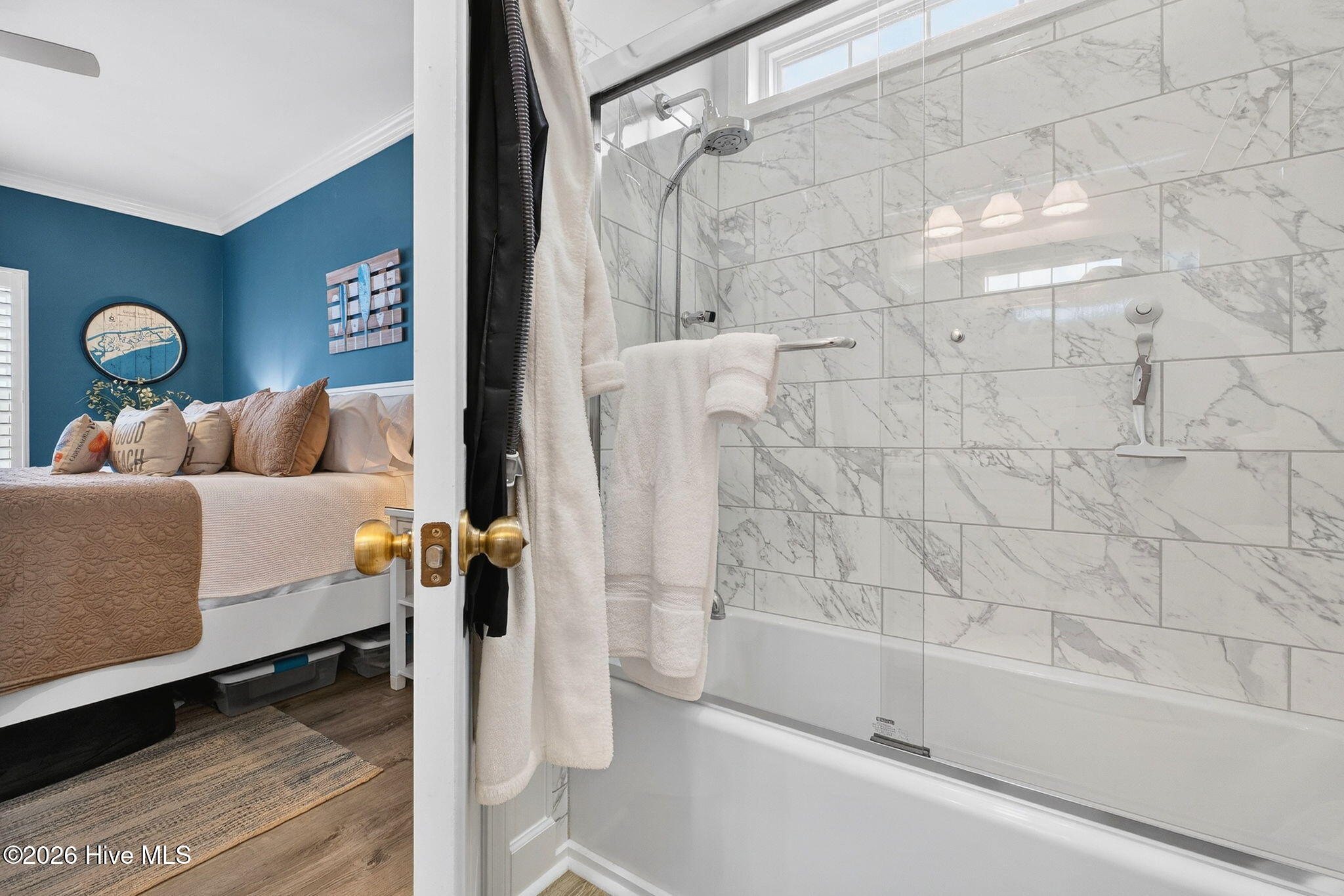 411 27th Street, Unit B Sunset Beach, NC 28468 - Photo 28 of 43 Tile Shower