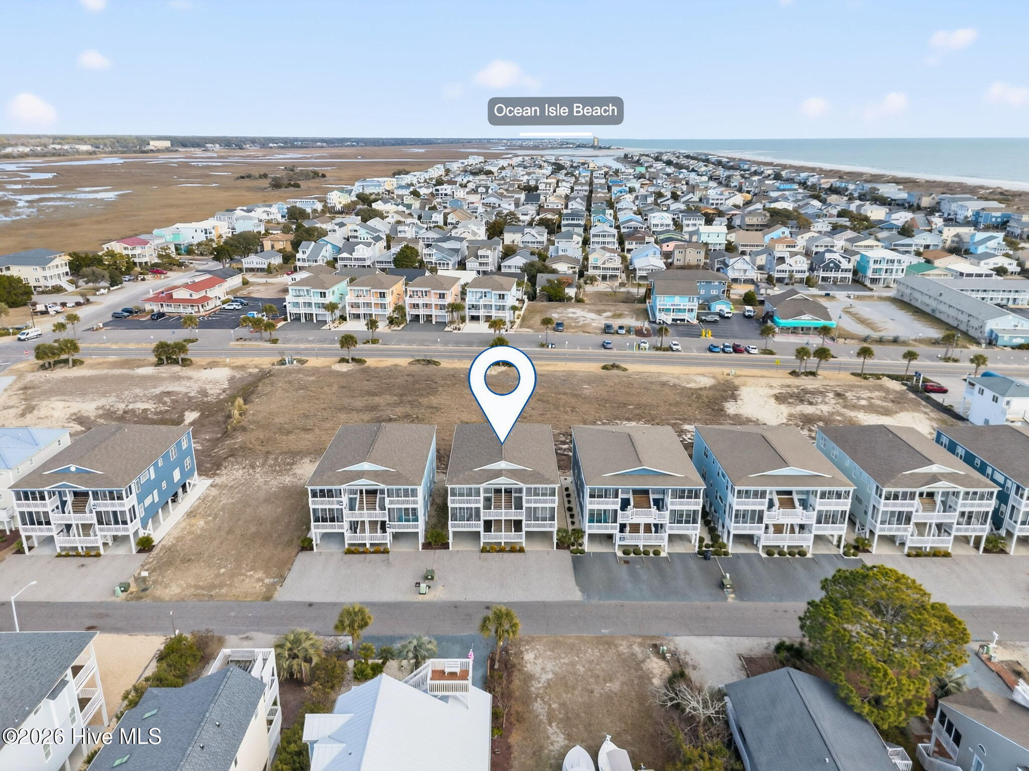 411 27th Street, Unit B Sunset Beach, NC 28468 - Photo 32 of 43 Aerial View