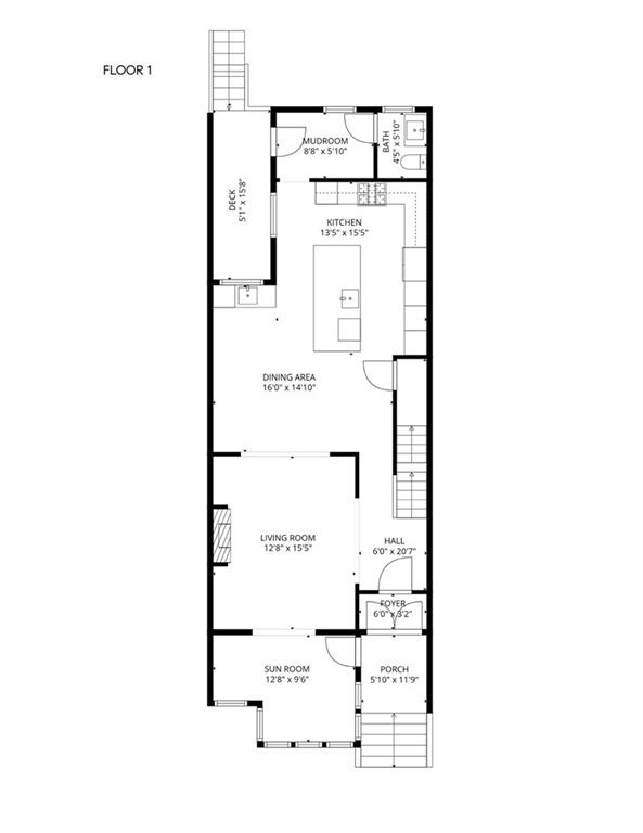 212 South Mathilda Street Pittsburgh, PA 15224 - Photo 15 of 38 a picture of a floor plan