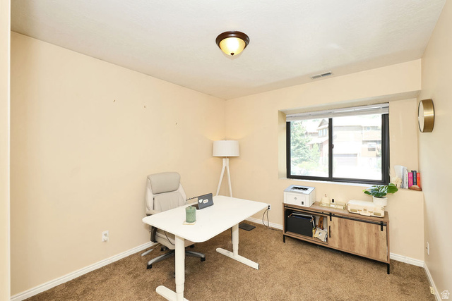 3104 East High Danish Road Sandy, UT 84093 - Photo 25 of 36 Second floor bedroom (3 of 3 up). Room with carpet flooring and a large window
