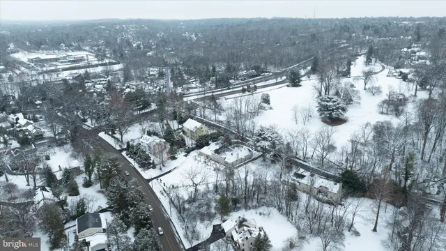 a view of a city with lots of trees