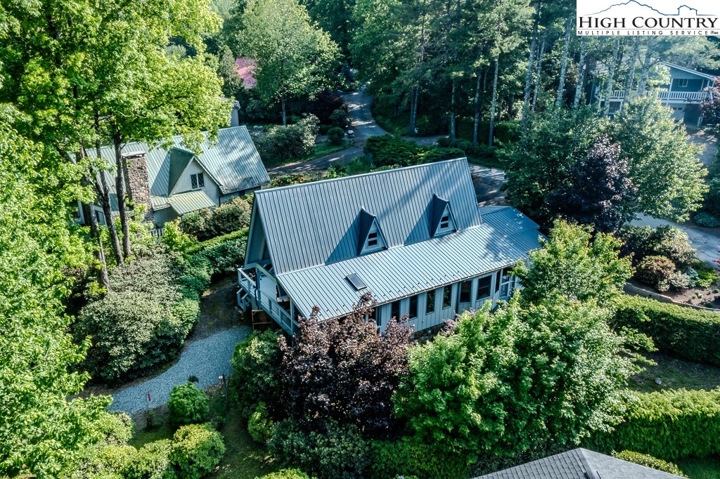 183 Rhododendron Loop Newland, NC 28657 - Photo 44 of 49 an aerial view of garden with patio