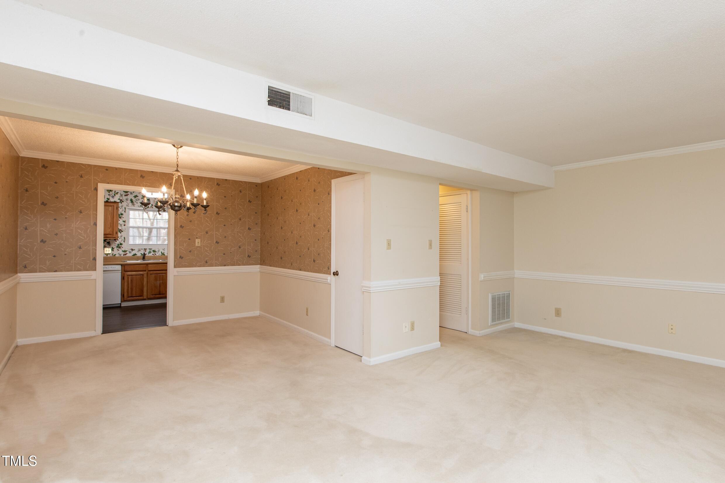 6409 New Market Way Raleigh, NC 27615 - Photo 11 of 25 Dining room and living room