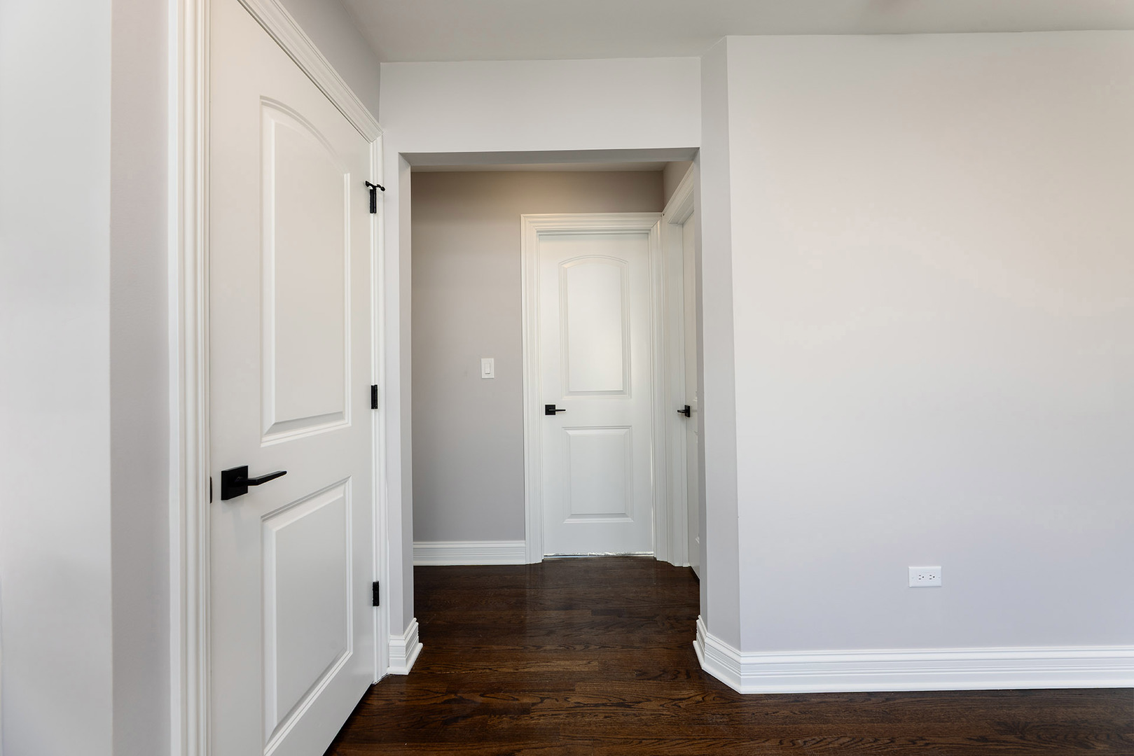 4955 North Delphia Avenue Norridge, IL 60706 - Photo 16 of 36 a view of a hallway with wooden floor