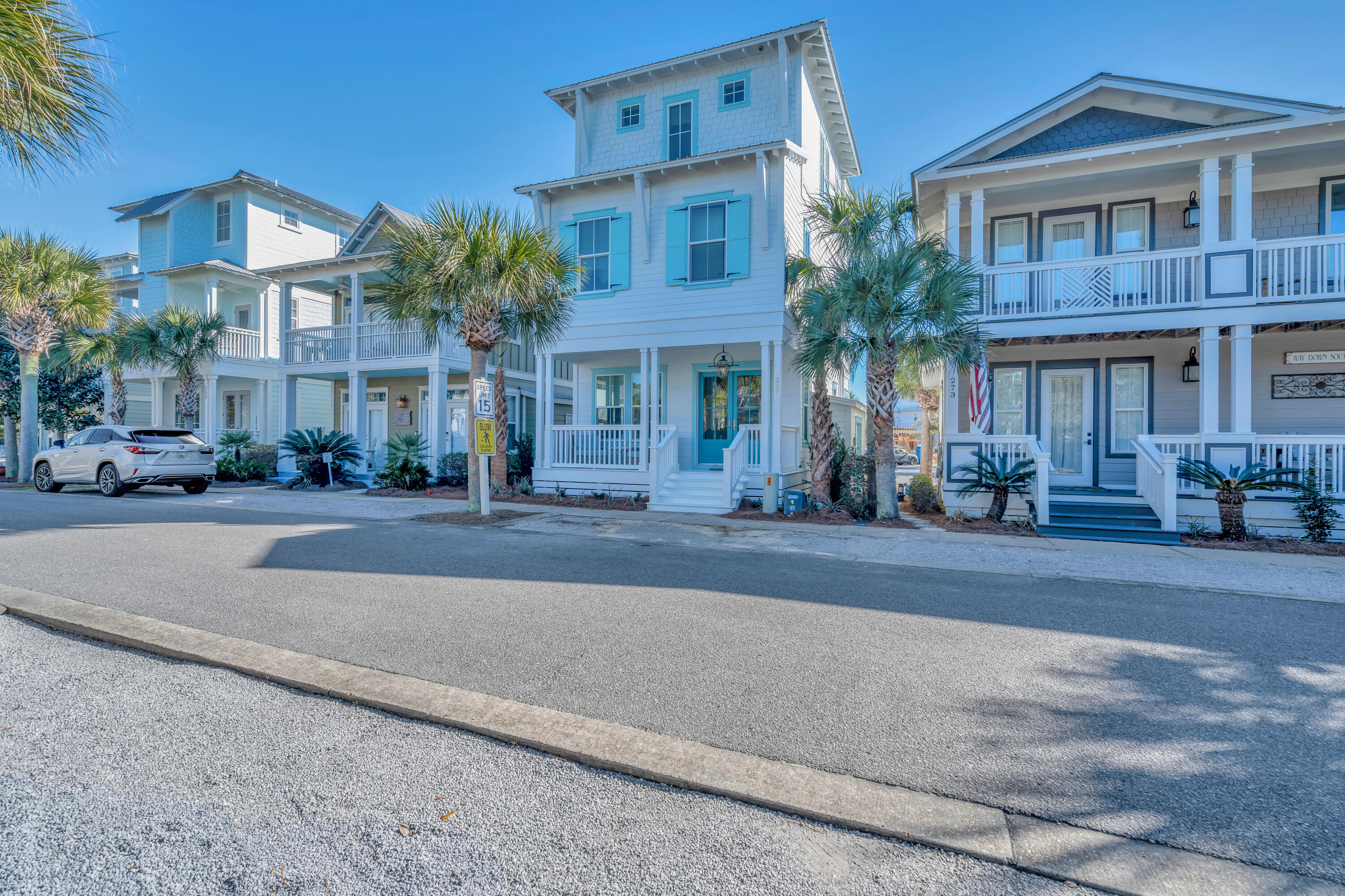 267 Beach Bike Way Inlet Beach Inlet Beach, FL 32461 - Photo 2 of 37 front view of a brick house with a yard