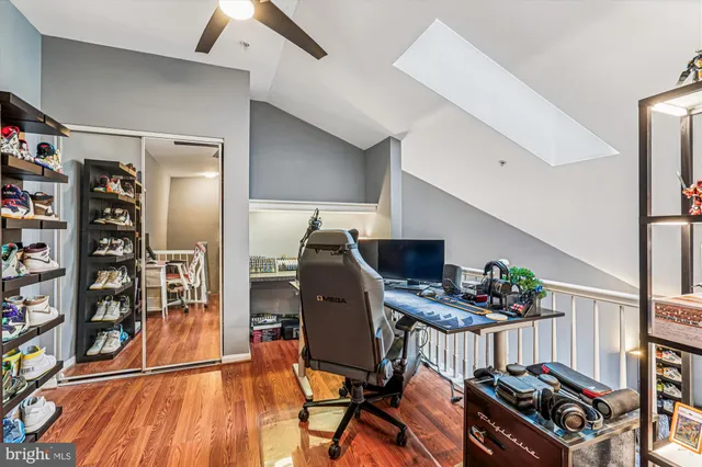 a view of backyard with potted plants