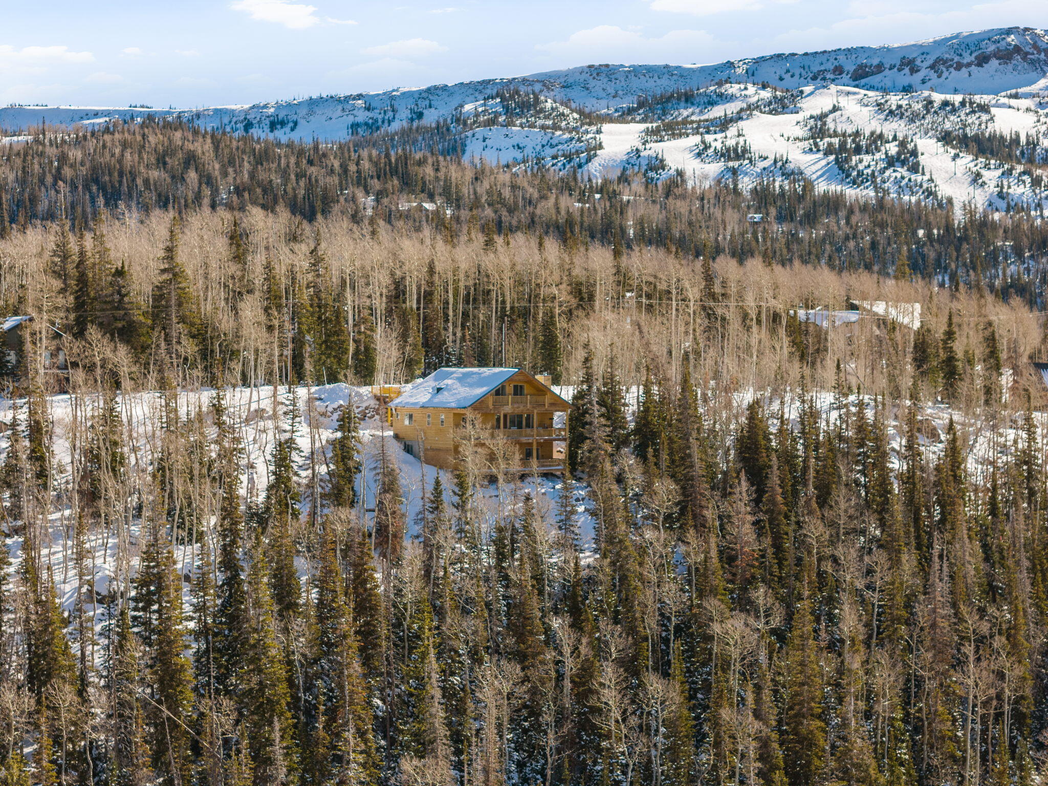 327 Aoki Michi Brian Head, UT 84719 - Photo 73 of 87 Aerial View Showcasing Privacy from Trees