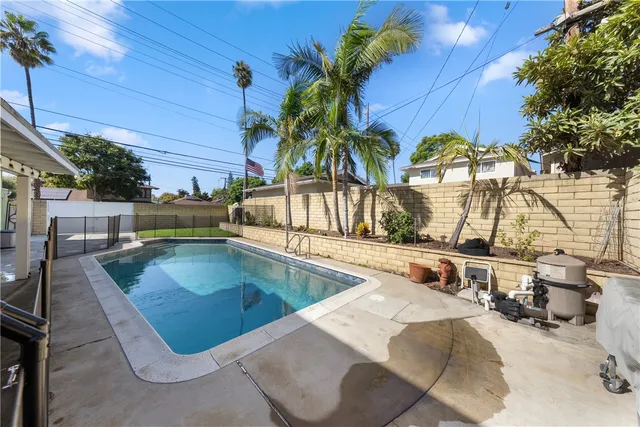 a view of a house with a swimming pool