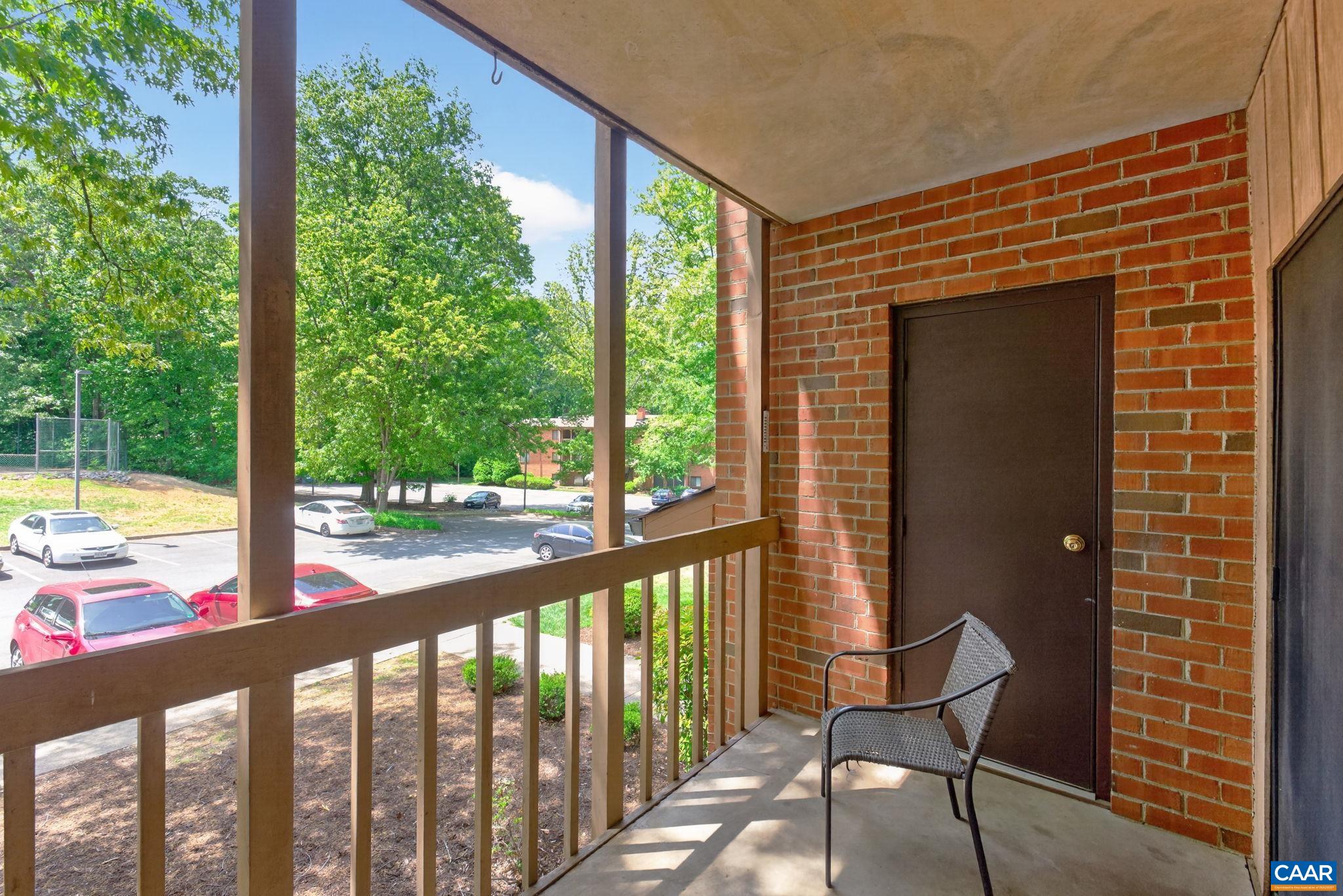 103 Turtle Creek Road, Unit 8 Charlottesville, VA 22901 - Photo 30 of 37 a view of a two chair in the balcony