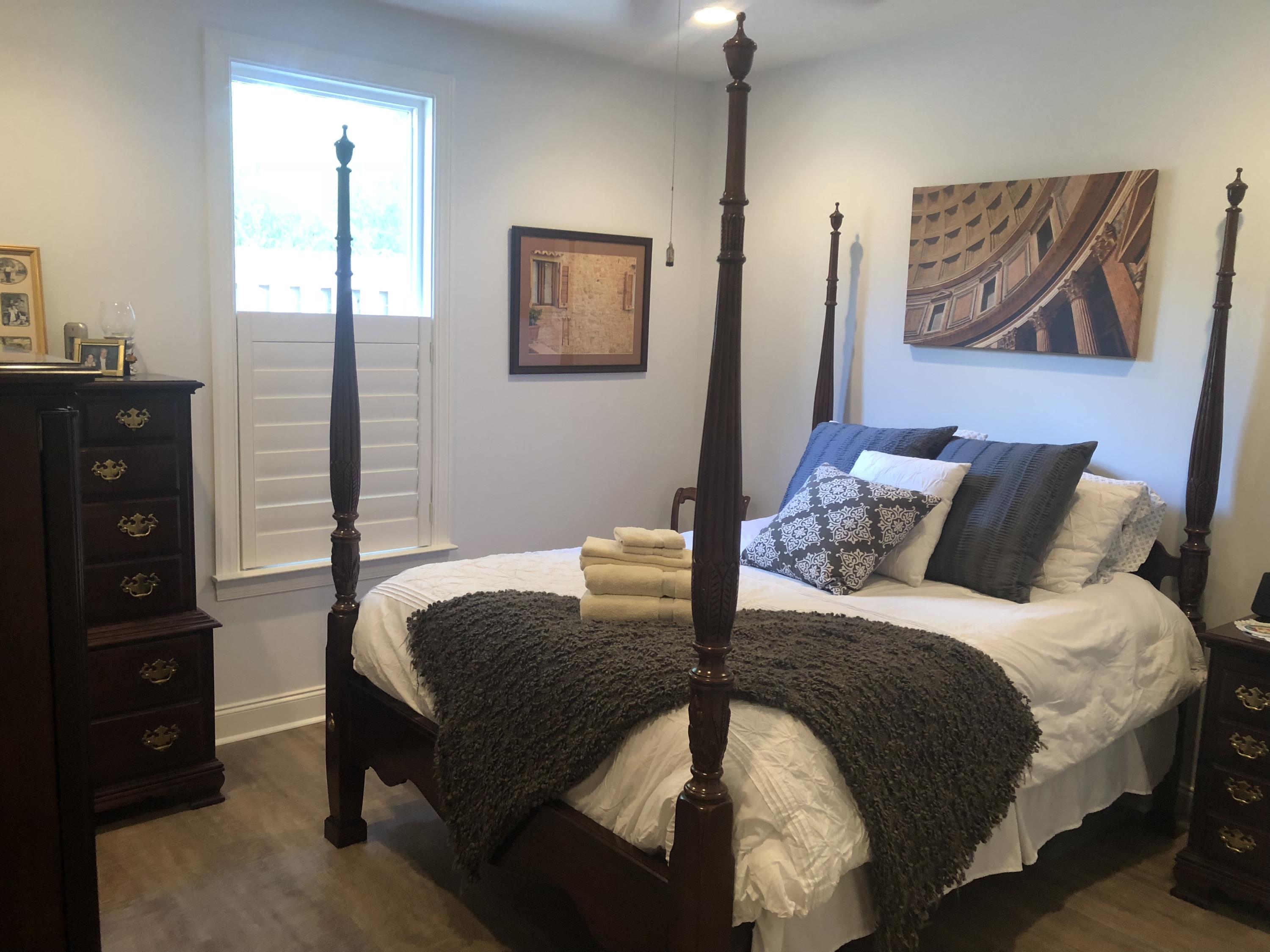 22 North Zander Way Santa Rosa Beach, FL 32459 - Photo 22 of 38 a bedroom with double bed and a window