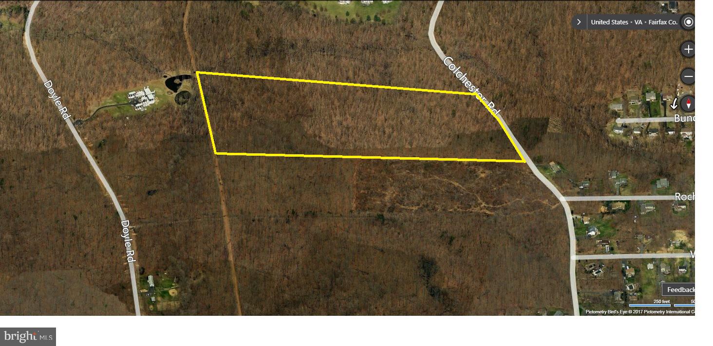 Aerial View of Mature Wooded Lots