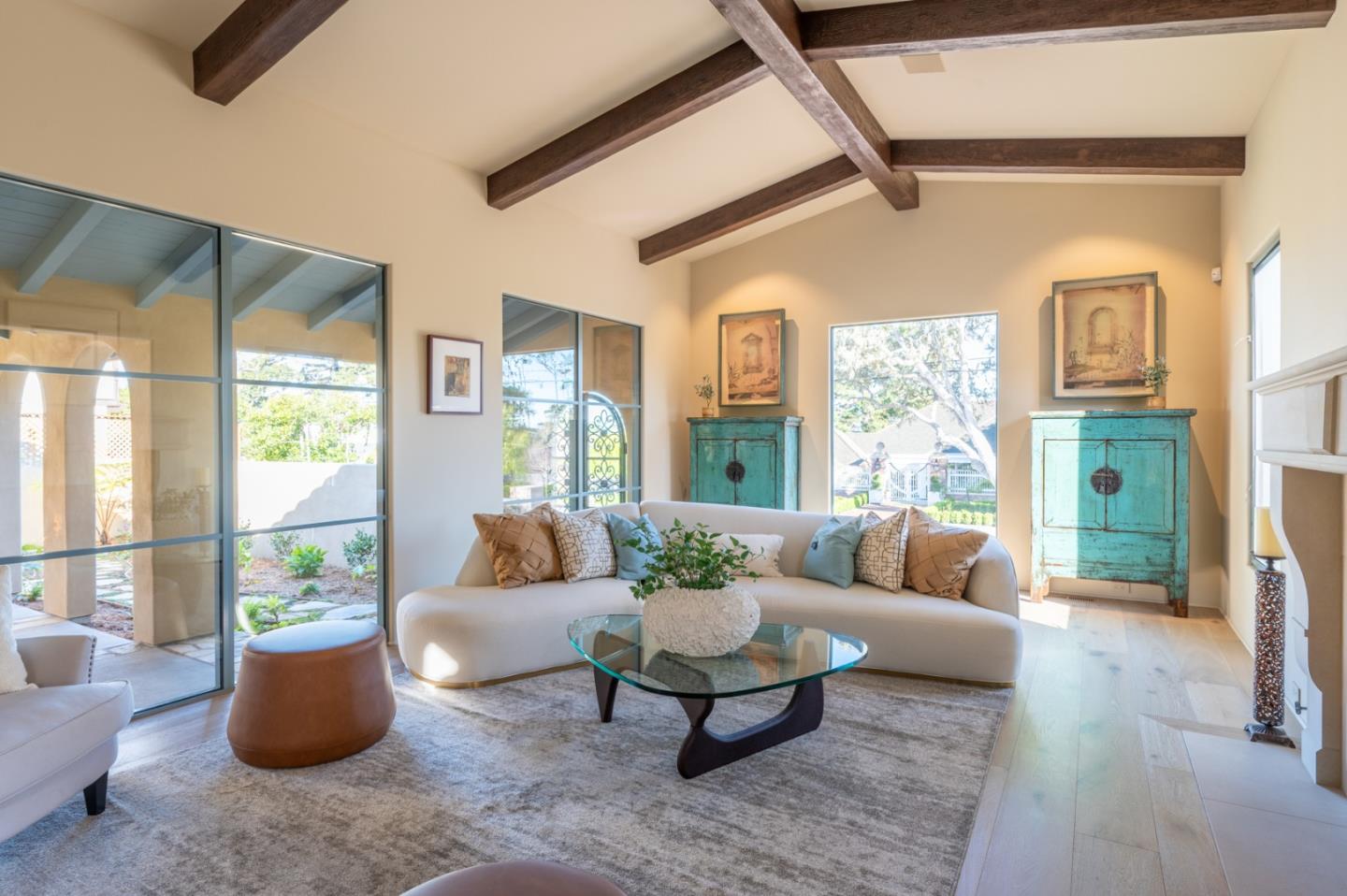 1014 Broncho Road Pebble Beach, CA 93953 - Photo 6 of 24 a living room with furniture and a large window