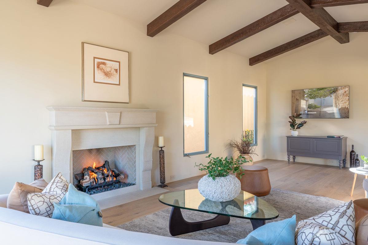 1014 Broncho Road Pebble Beach, CA 93953 - Photo 7 of 24 a living room with furniture and a fireplace