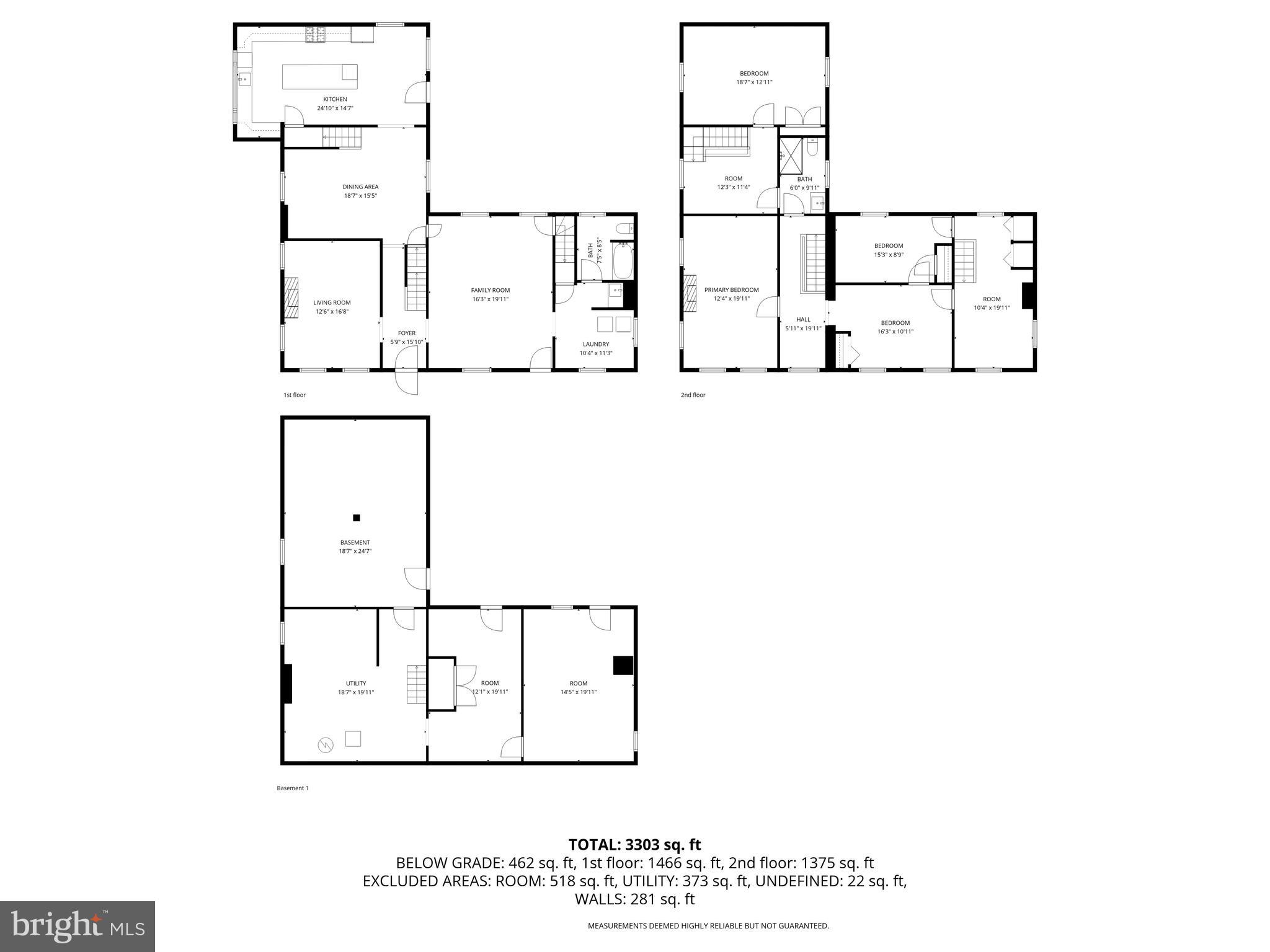 2730 Marker Road Middletown, MD 21769 - Photo 39 of 73 a black and white photo of a floor plan