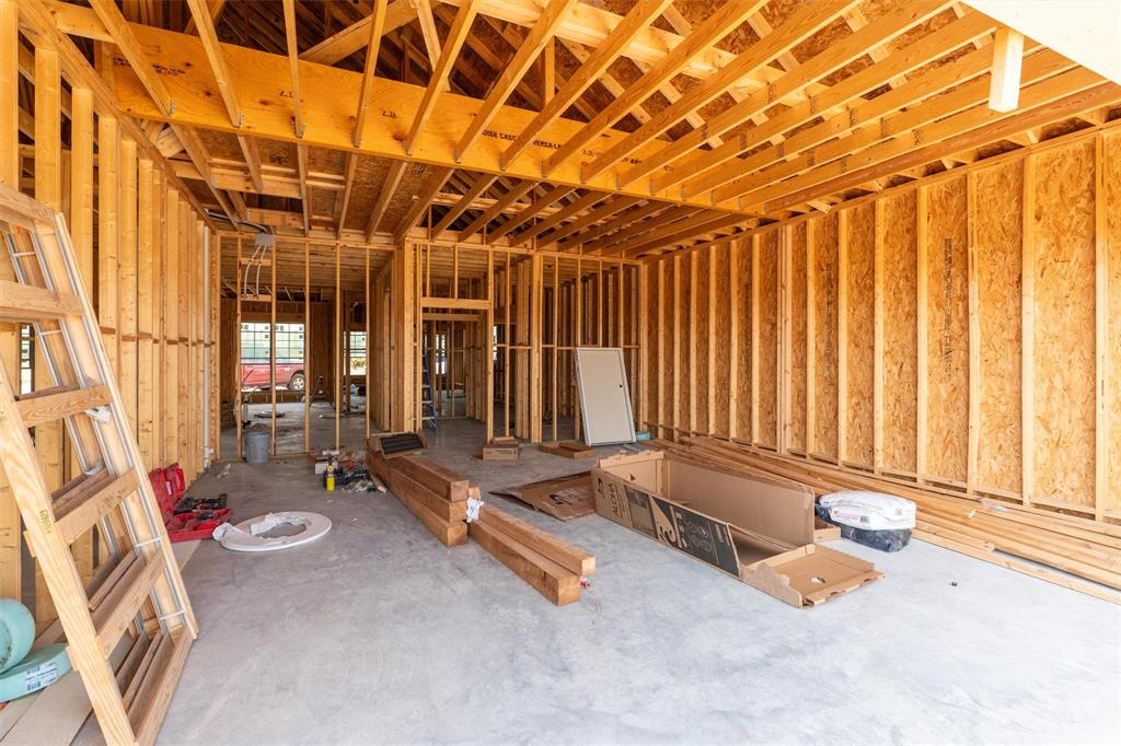 1405 Red Rock Road Hewitt, TX 76643 - Photo 24 of 25 Interior framing featuring wood studs and ceiling joists